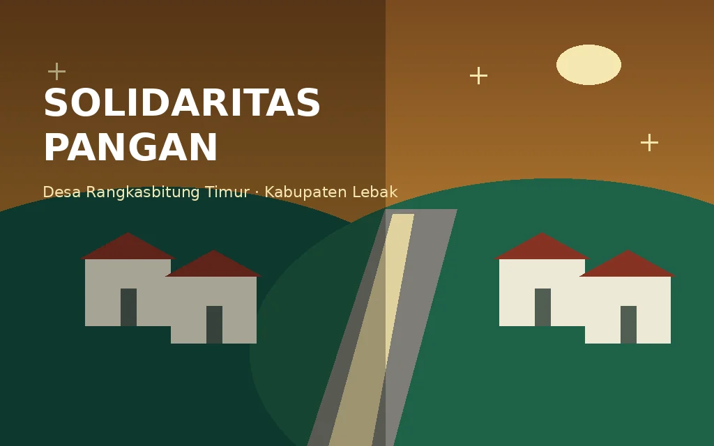 Ilustrasi Pasar rakyat & perdagangan Desa Rangkasbitung Timur