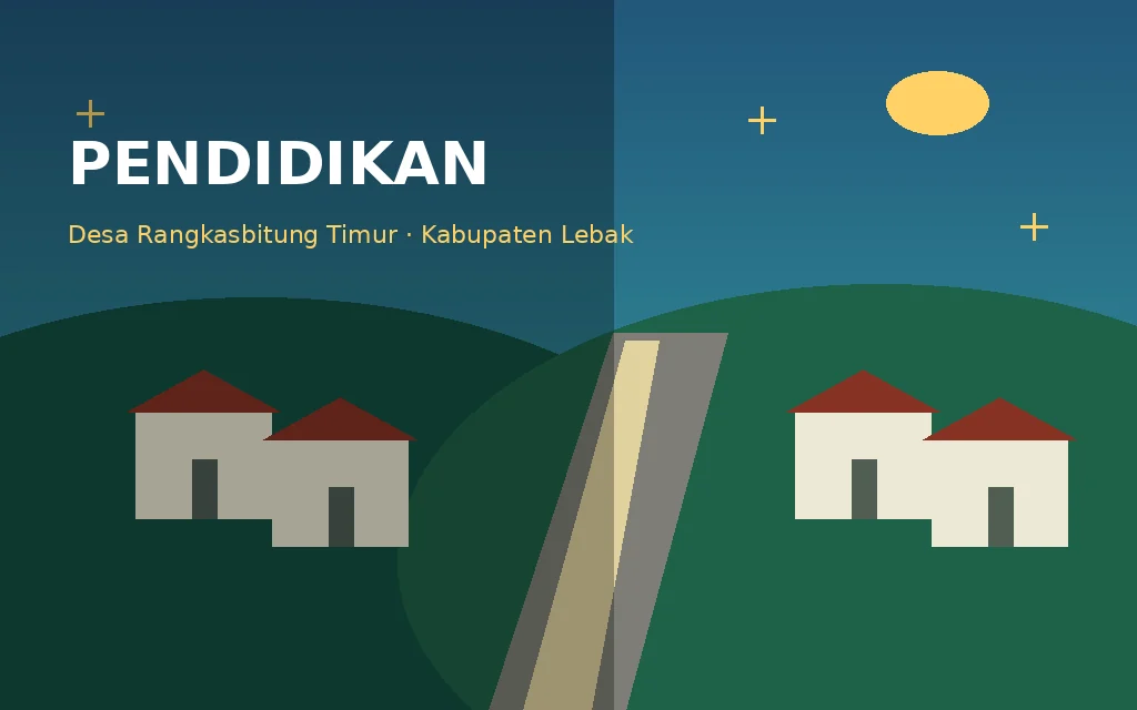 Ilustrasi Pertanian & pertanian, budaya lokal dan UMKM Desa Rangkasbitung Timur